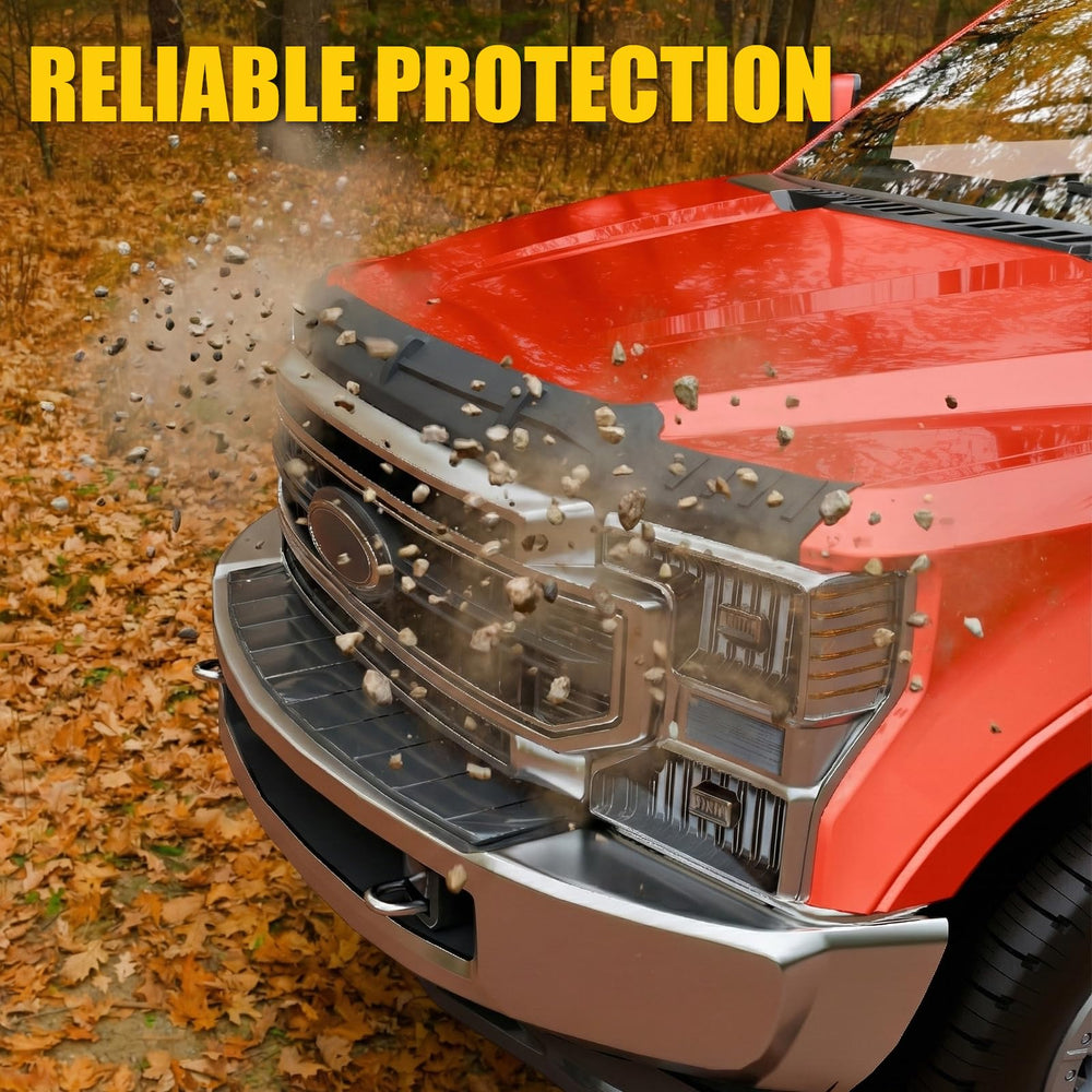 Maxzina hood deflector with adhesion promoter setup for strong hold