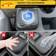 Maxzina Maverick button cover resists wear and is easy to clean.