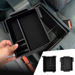 Maxzina Maverick center console upper slot organizer keeps daily items neatly accessible.