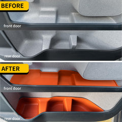 Maxzina Maverick door side tray in-car side view for quick access