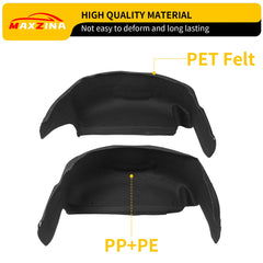 Close-up of PP-PE material with PET felt surface on a Maxzina liner.