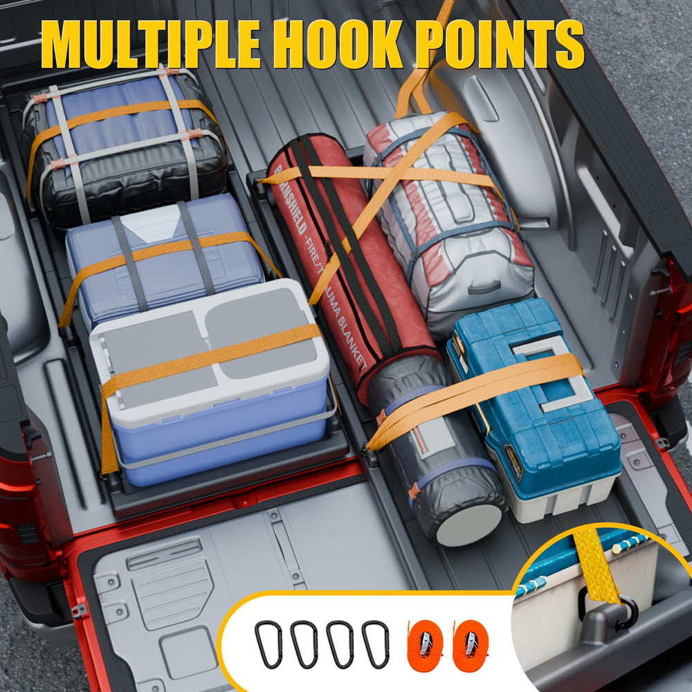 Maxzina sliding tray loaded with tools and equipment for quick access.