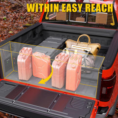 Maxzina tool-free installation makes setup quick in F-150 beds.