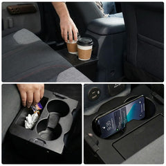 Maxzina trash-bin-modern-interior complements Maverick cabin aesthetics