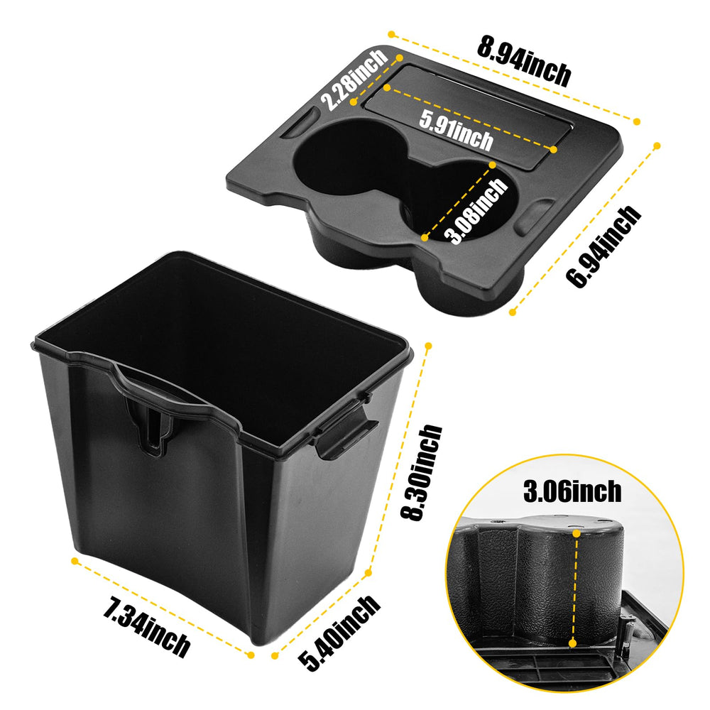 Maxzina trash-bin-open-lid-side-view highlights sleek interior integration