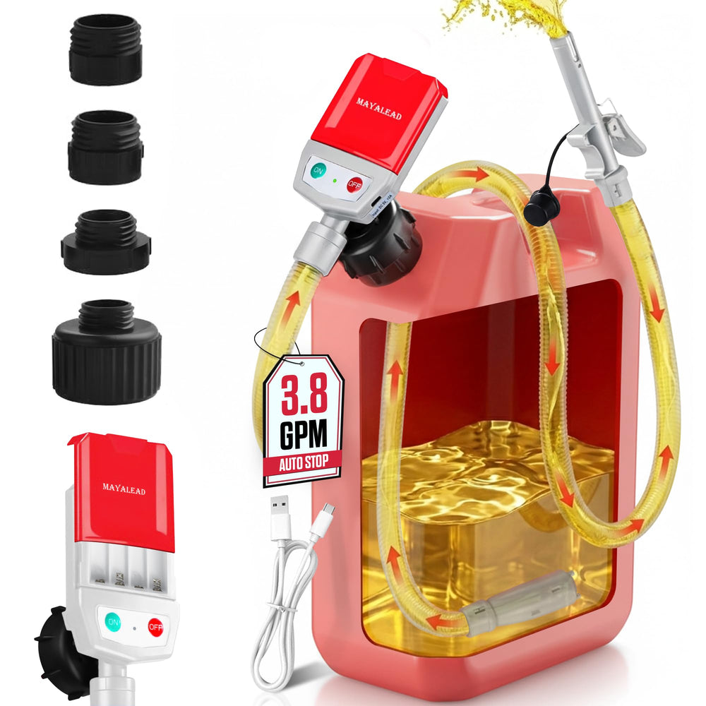Mayalead automatic fuel pump with auto-stop prevents overfill during refueling