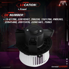 MAYASAF 700236 blower motor assembly close-up connection for easy fit