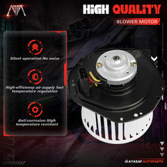 MAYASAF blower motor assembly side view in compact engine bay.