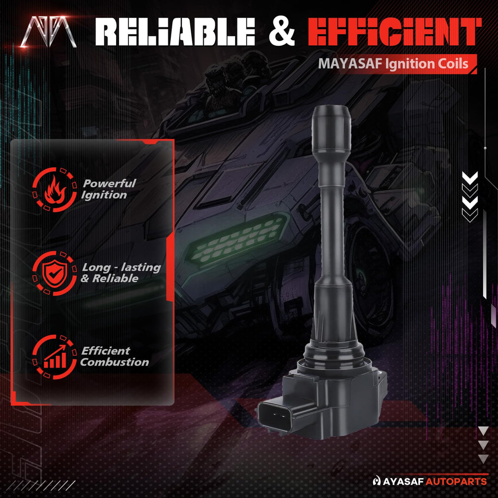MAYASAF UF549 ignition coil packaging detail signals OEM-grade compatibility across parts