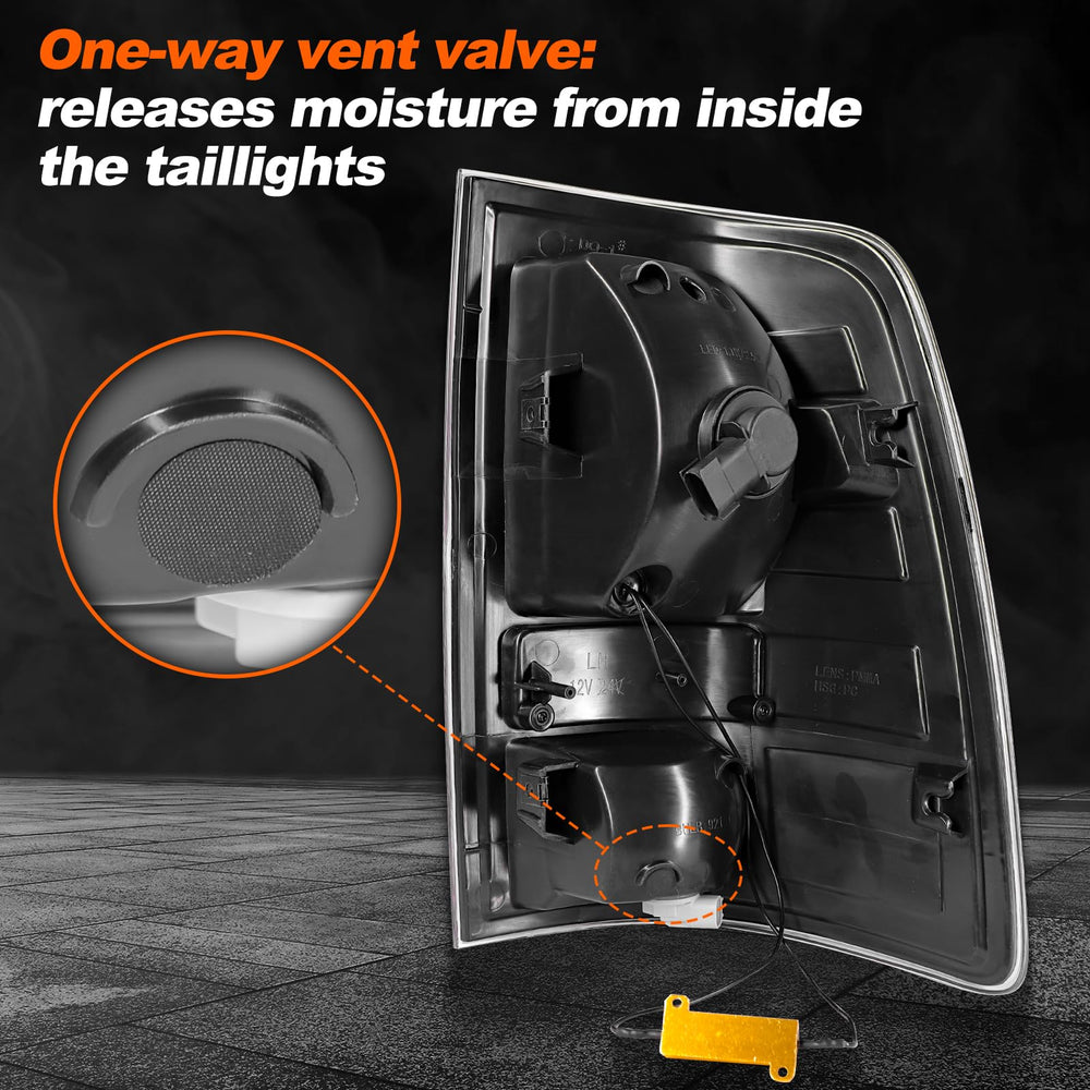 MAYELLO clear lens on black tail light improves daytime visibility