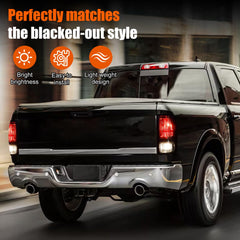 MAYELLO smoked tail lights with bulbs, durable smoked lens for harsh weather
