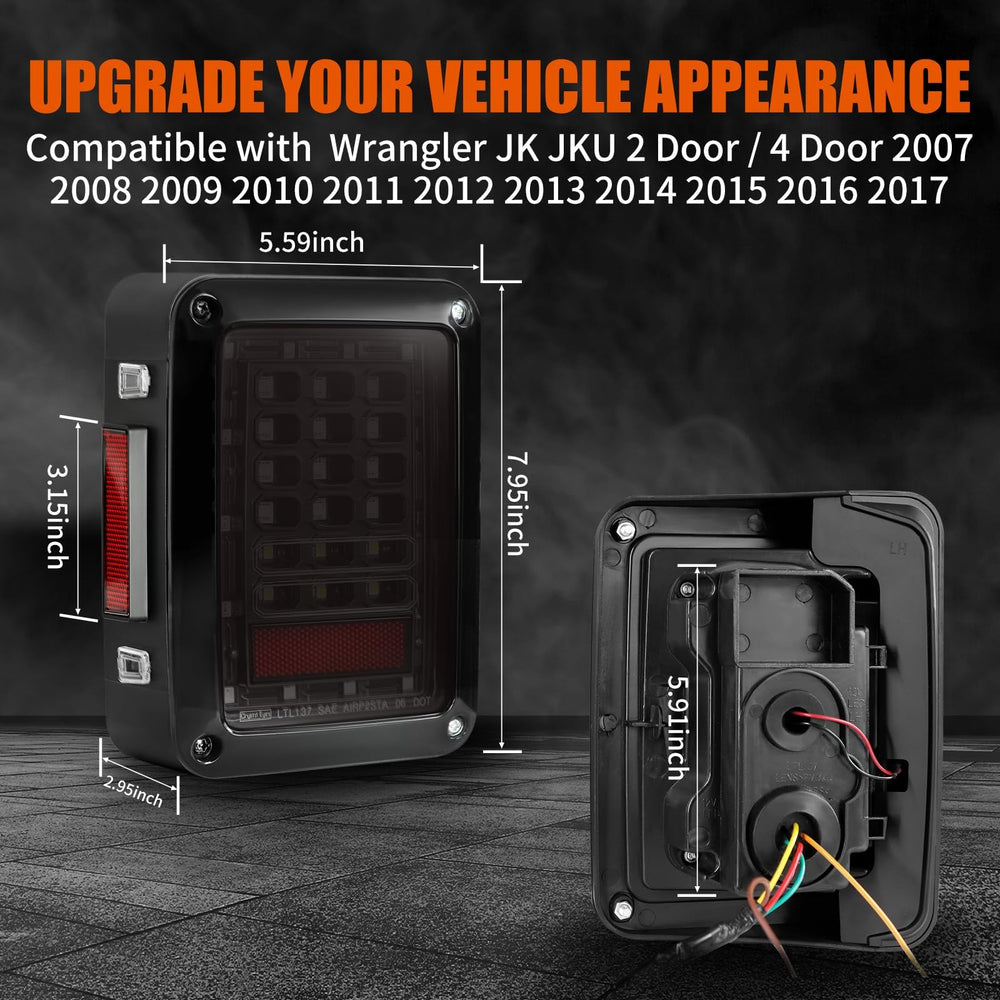 MAYELLO LED tail light diodes detail highlights precise current driver for stable output