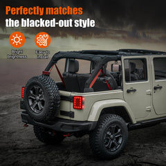 MAYELLO packaging includes two LED tail lights for Jeep Wrangler upgrade