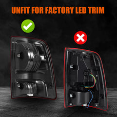 MAYELLO plug-and-play tail lights with bulbs included for easy installation