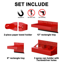 Mayouko rectangle tray 6-inch keeps small tools within reach