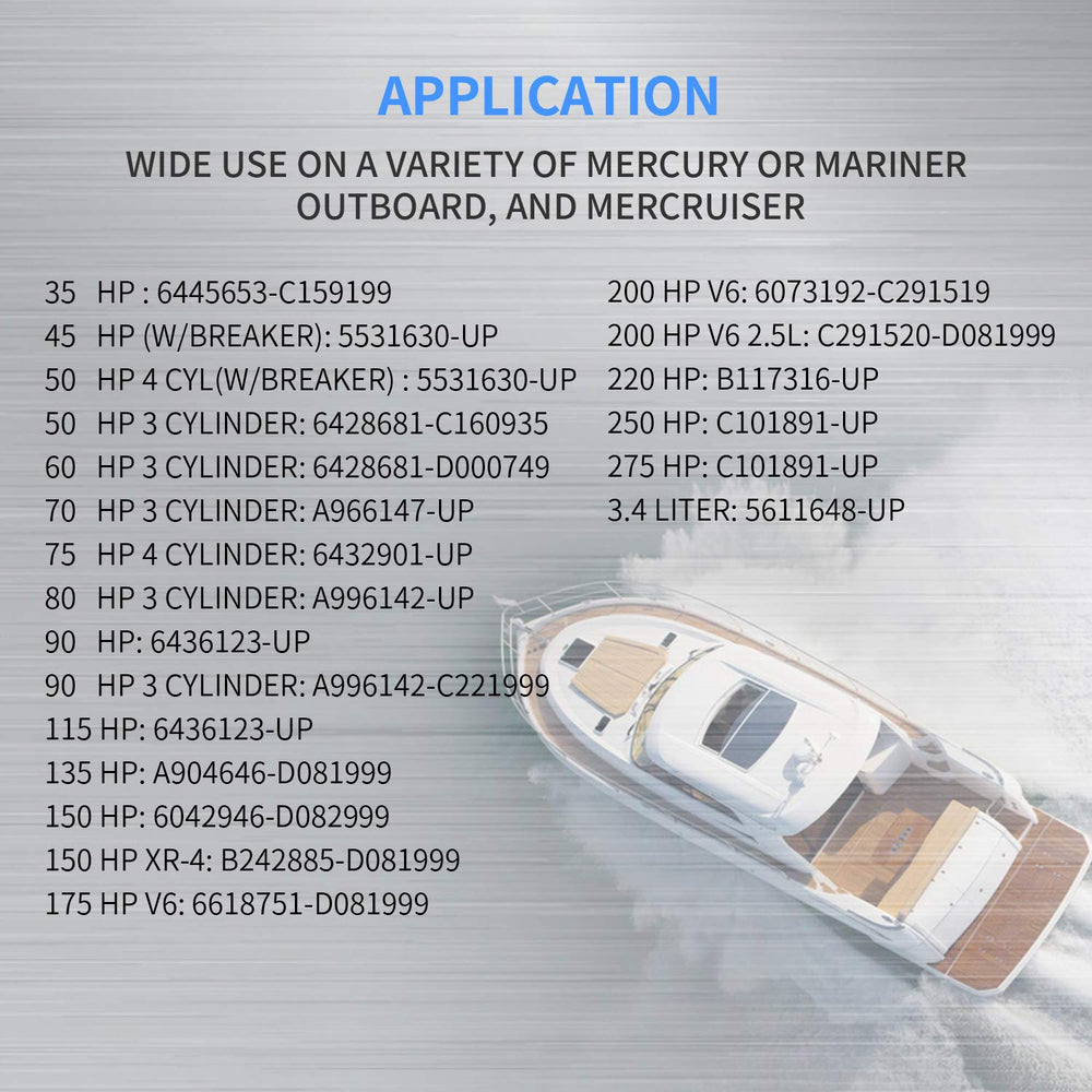 MaySpare compatibility with Mercury, Mariner, and MerCruiser drives for versatile upgrades