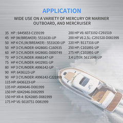 MaySpare compatibility with Mercury, Mariner, and MerCruiser drives for versatile upgrades