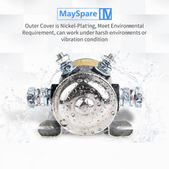 MaySpare nickel-plated solenoid cover highlights rust resistance and reliable starts in harsh environments