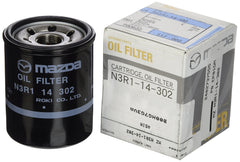 Mazda oil filter cartridge N3R1-14-302 ensures proper fit and reliable engine protection.