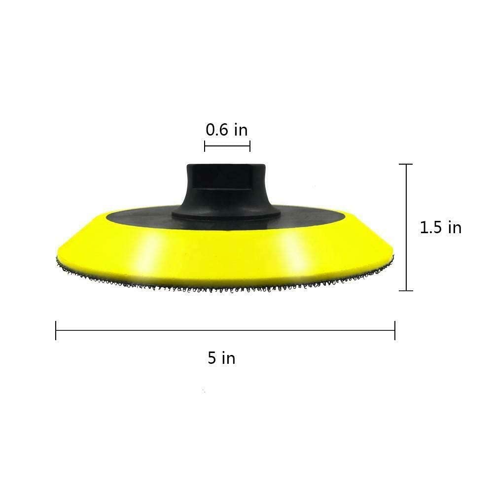 MB Stone Care hogs hair pad 5inch for effective abrasive engagement.