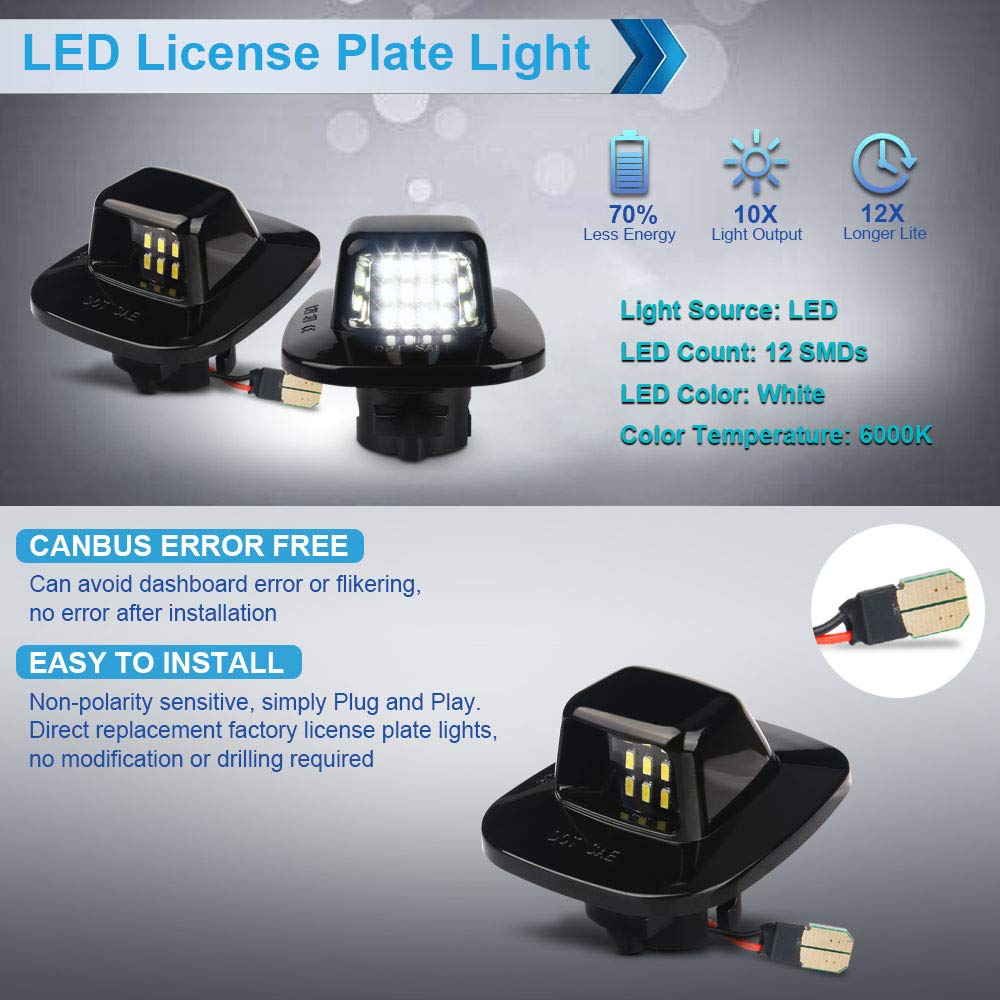 MbuyDIY waterproof ABS/PC housing for all-weather license plate lights