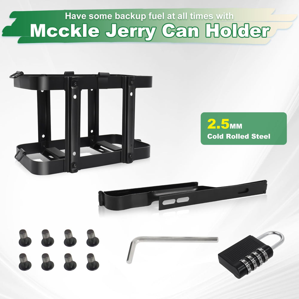 MCCKLE detachable carrier mount offers flexible fuel access when needed