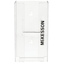 McKesson Glove Box Holder in clear front view showing contents visibility