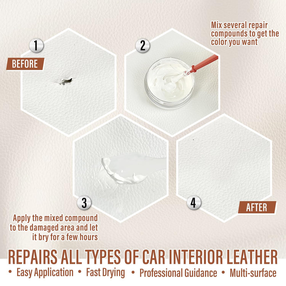 MCTRHG durable repair finish preserves leather and vinyl appearance