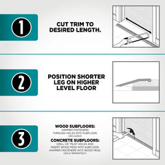 M-D 78006 ideal for doorways and where floors meet.