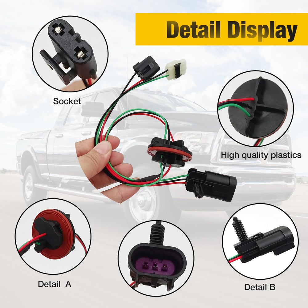 MDEOOSKY fitment-check ready harness reduces guesswork and mis-matches.