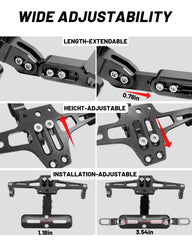 MDPROMCP 6063-T6 aluminum construction resists corrosion and wear.