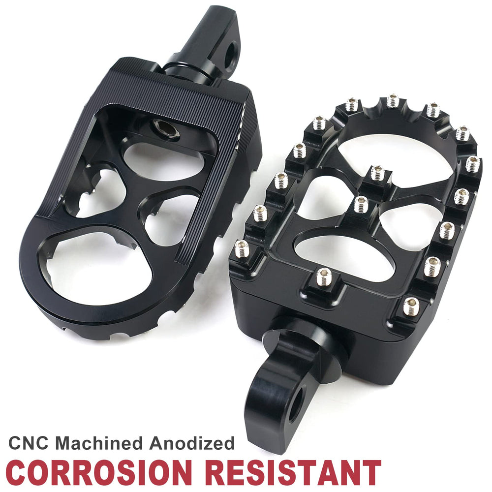 MDPROMCP foot pegs non-slip surface boosts grip on wet roads