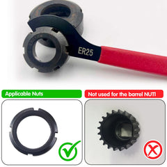 Mdvora ER40 wrench provides broad capacity for larger coilovers and versatile use
