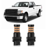 MEALAM amber-yellow LED bulb for Ford F-150 front turn signal with 360° coverage