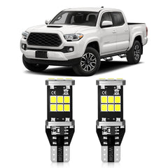 MEALAM T15 LED bulbs pack2 front view showing compact, easy-fit design for Tacoma reverse lights