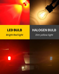 Mealam Tacoma tail light fitment with LED bulbs for clearer signals