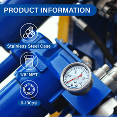 MEASUREMAN 1/8 inch NPT back mount simplifies installation