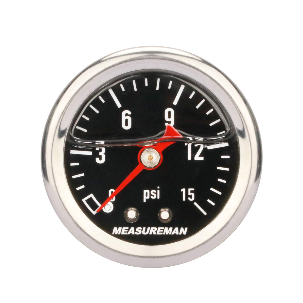 MEASUREMAN glycerin-filled internals dampen vibration for steadier readings