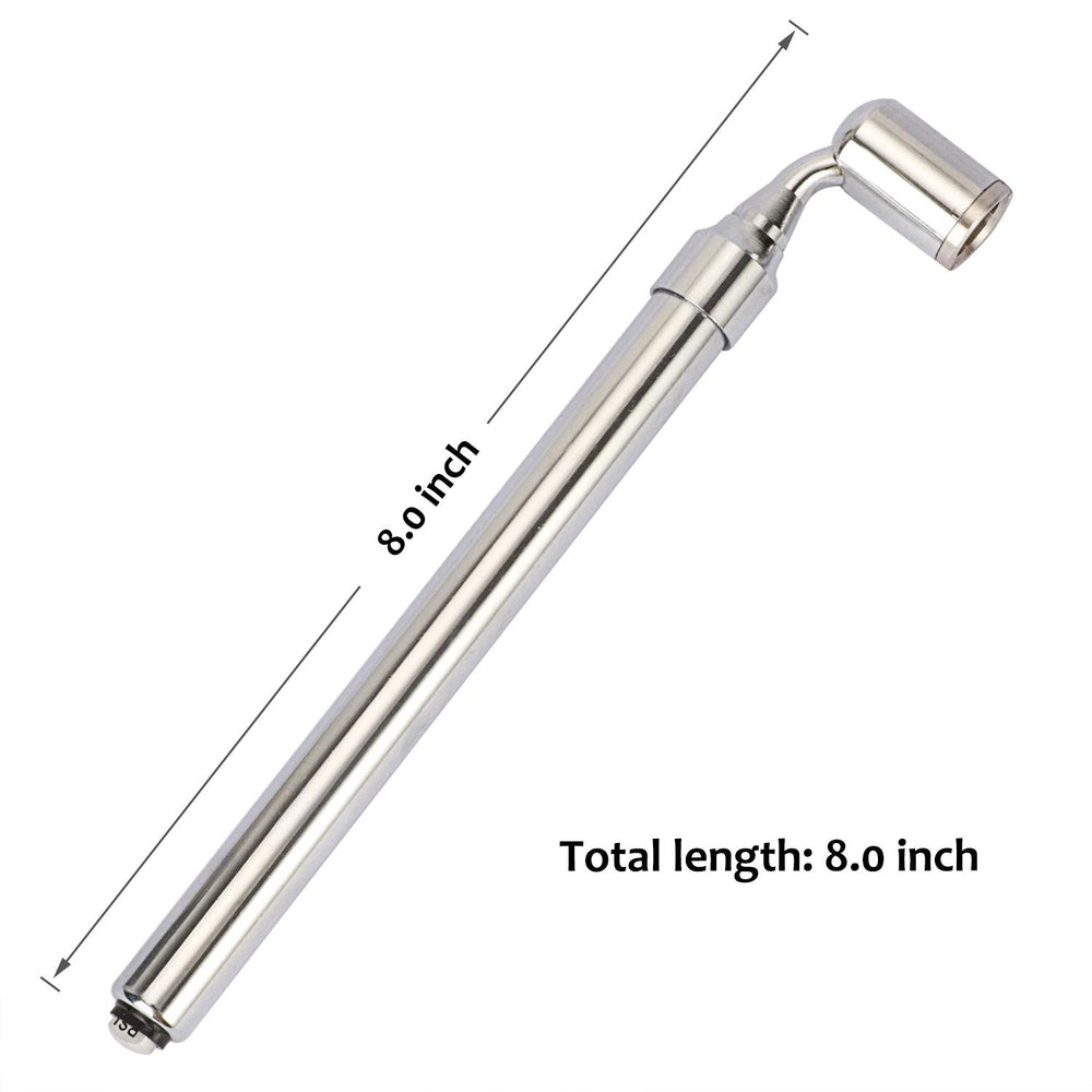 MEASUREMAN tire gauge in use on a truck tire for accurate inflation.