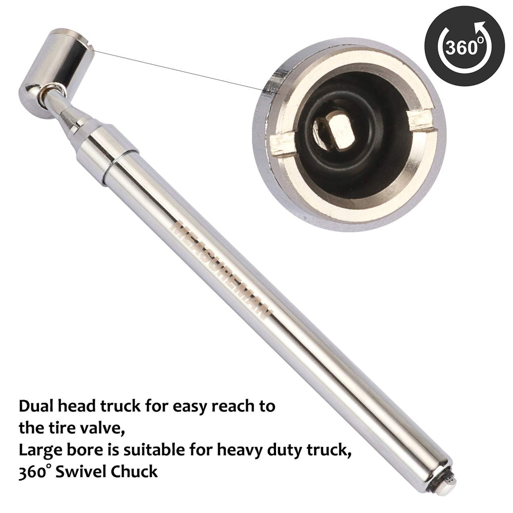MEASUREMAN solid brass body ensures durability under heavy-duty use.