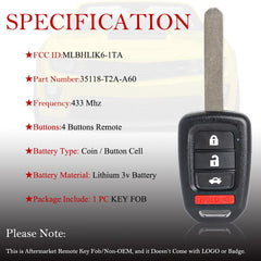MechanMagic uncut remote key ready for blade cutting and programming.
