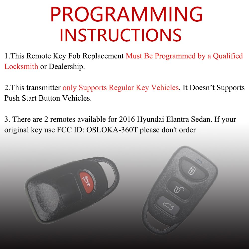 MechanMagic Elantra remote in hand shows easy handling during replacement
