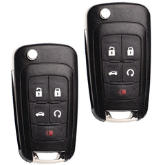 MechanMagic flip key fob front view for Chevy and GMC models