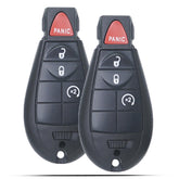 MechanMagic Jeep Cherokee key fob front view, ready replacement for your remote.