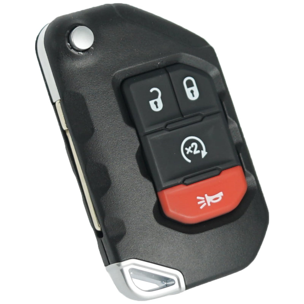 MechanMagic Jeep Wrangler fob front view for quick access and effortless start