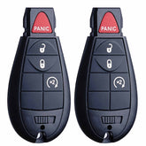 MechanMagic Dodge Ram 1500 key fob front view, quick replacement ready.