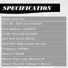 Inside MechanMagic key fob with essential electronics