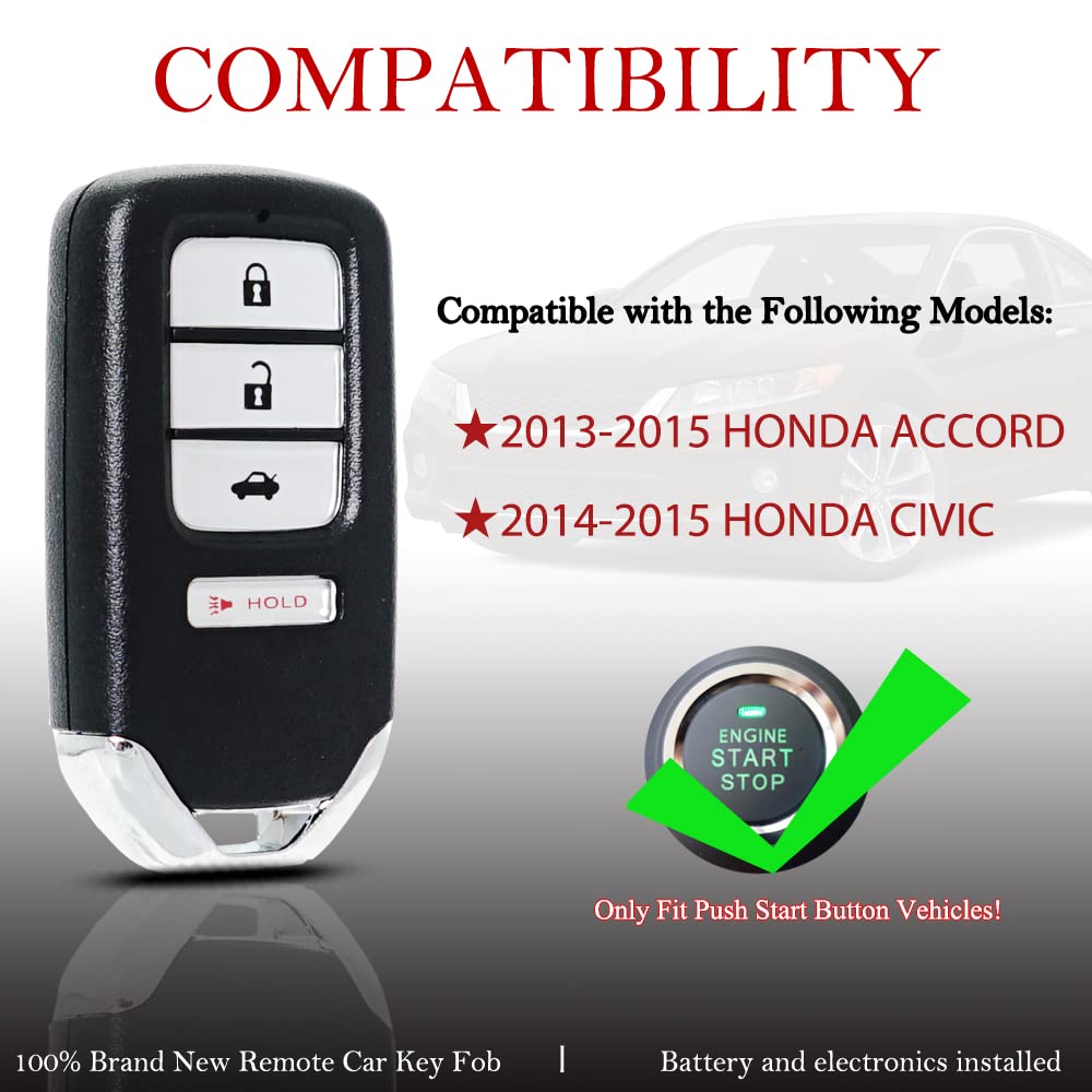 MechanMagic key fob Honda Civic 2014-2015 interior electronics visible.
