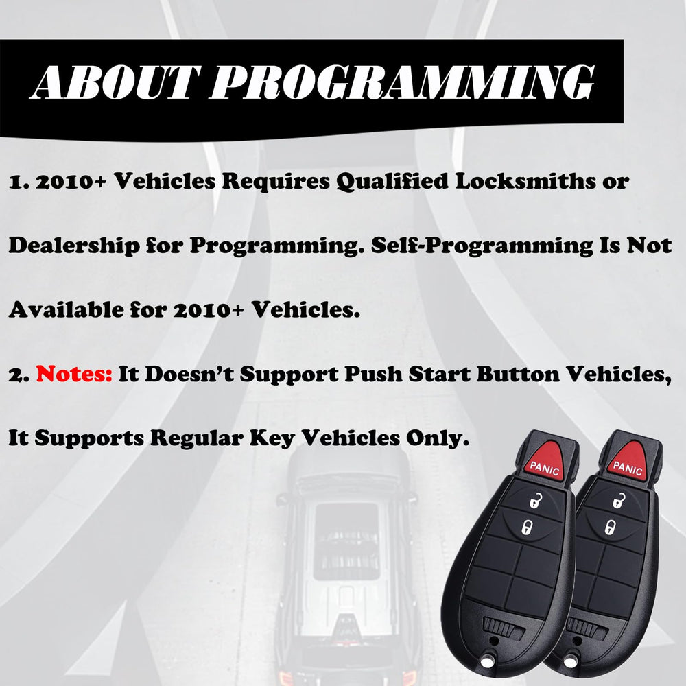 MechanMagic programming note: professional service required for 2010+ vehicles.