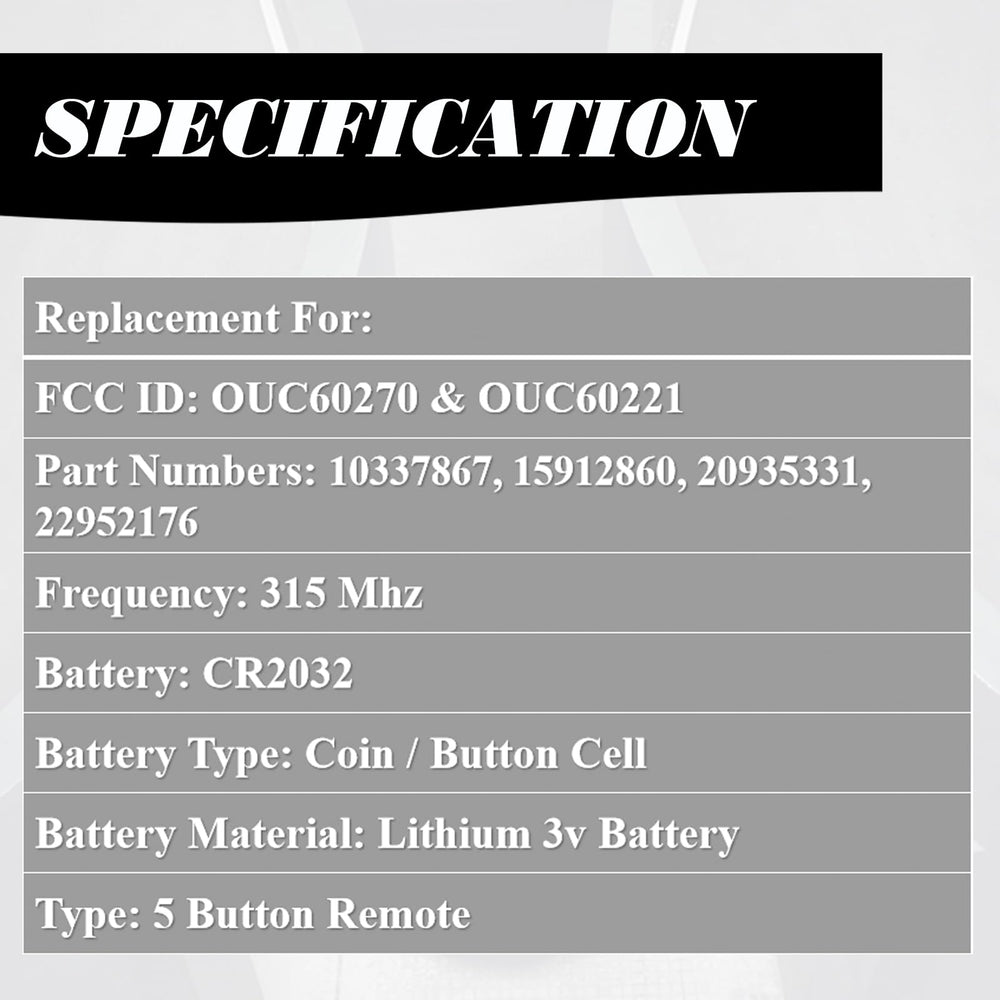 MechanMagic Buick Lucerne remote, simple replacement for daily use